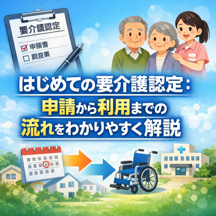 はじめての要介護認定：申請から利用までの流れをわかりやすく解説